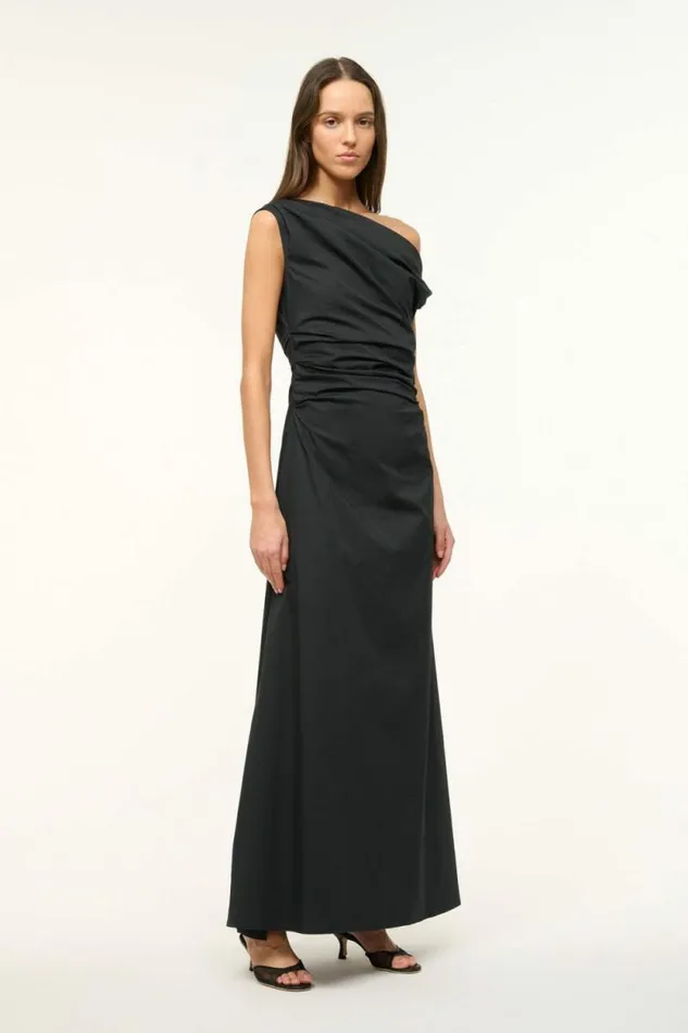 STAUD Dresses MAXI PHARE DRESS Black 8211 Women STAUD Dresses MAXI PHARE DRESS Black 8211 Women