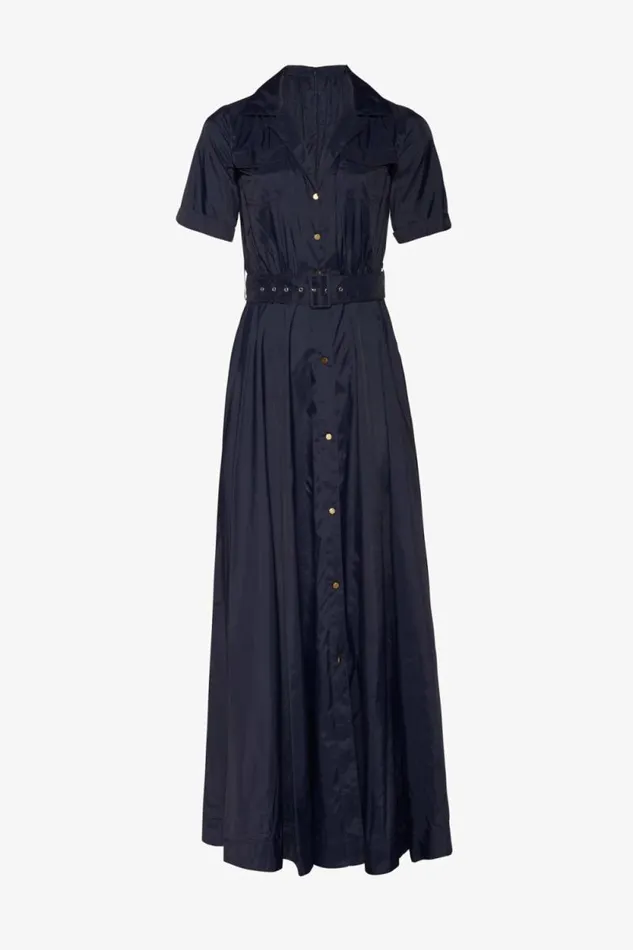 STAUD Dresses MILLIE DRESS Navy 8211 Women STAUD Dresses MILLIE DRESS Navy 8211 Women