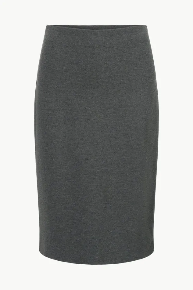 STAUD Skirts PASCALE PENCIL SKIRT Heather Grey 8211 Women STAUD Skirts PASCALE PENCIL SKIRT Heather Grey 8211 Women