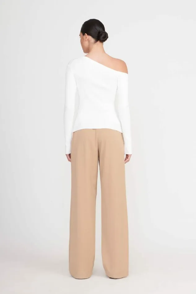 STAUD Tops CRAFTSMAN SWEATER Ivory 8211 Women STAUD Tops CRAFTSMAN SWEATER Ivory 8211 Women
