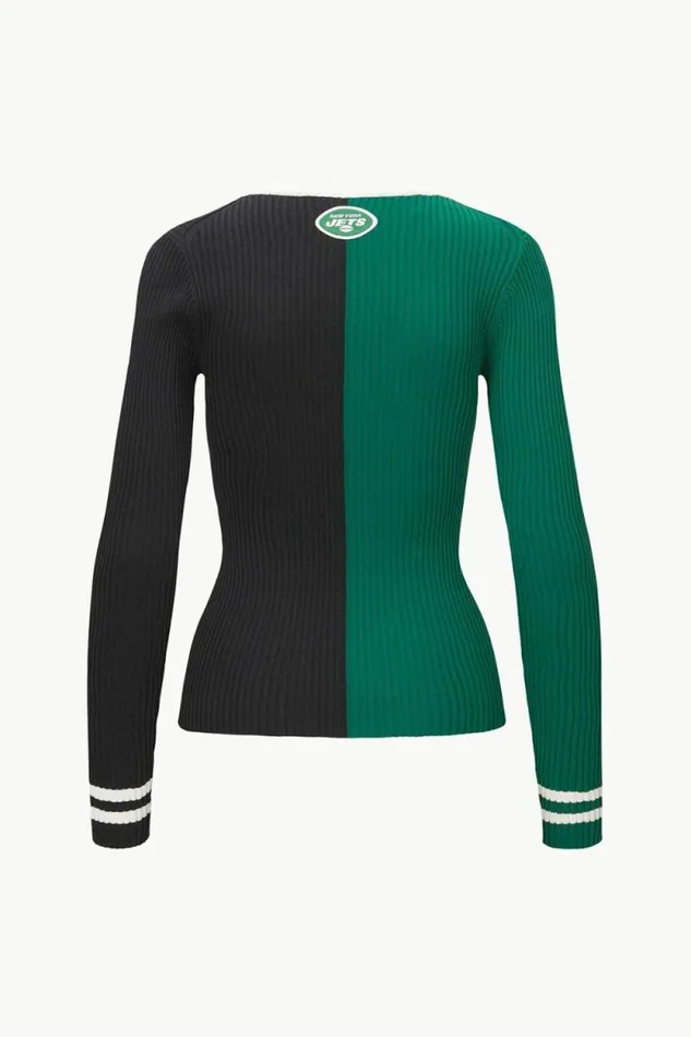 STAUD Tops THE NFL CARGO SWEATER New York Jets 8211 Women STAUD Tops THE NFL CARGO SWEATER New York Jets 8211 Women