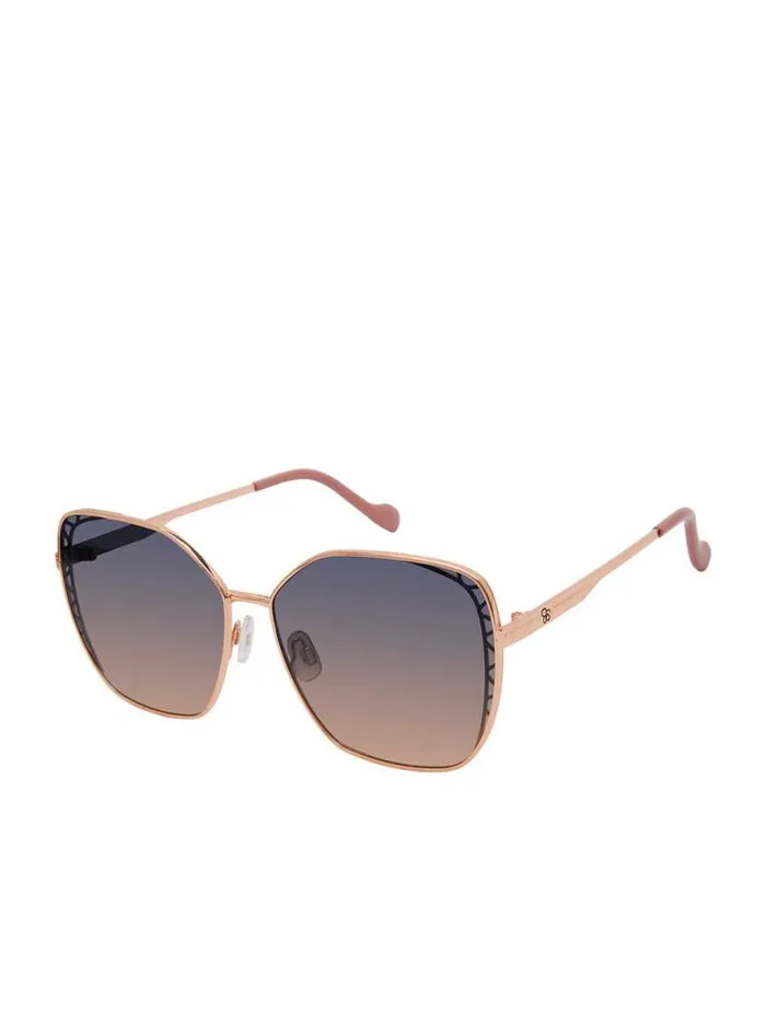 Sunglasses Accessories Jessica Simpson Geometric Cat Eye Sunglasses In Rose Gold