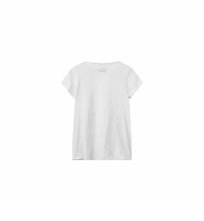 Tees MOS MOSH Women MMTulli VSS Basic Tee White Tees MOS MOSH Women MMTulli VSS Basic Tee White