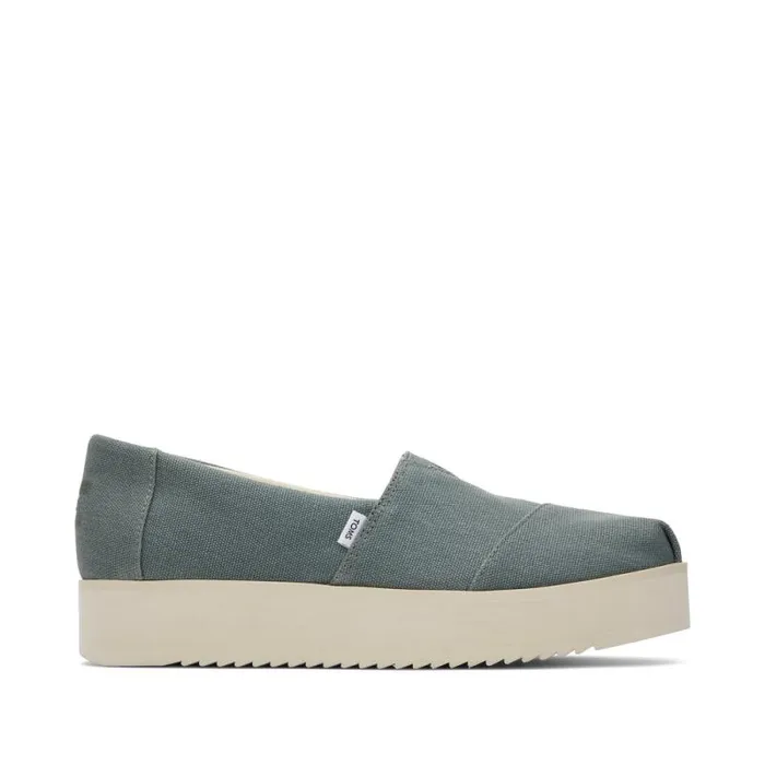Toms Alpargatas Alpargata Midform Espadrille Green 8211 Women