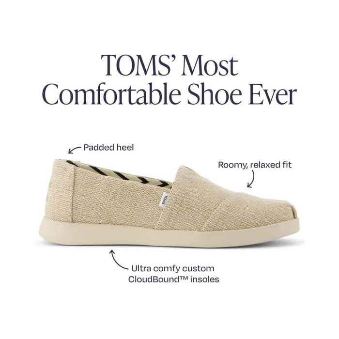 Toms Alpargatas Alpargata Plus Natural Heritage Canvas 8211 Women Toms Alpargatas Alpargata Plus Natural Heritage Canvas 8211 Women