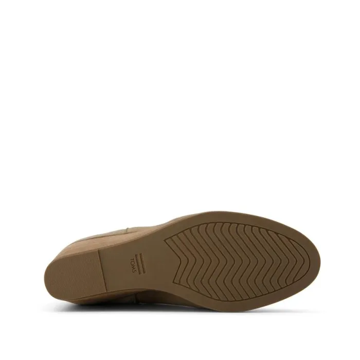 Toms Boots and Booties Clare Wedge Boot Dune Nubuck Leather Suede 8211 Women Toms Boots and Booties Clare Wedge Boot Dune Nubuck Leather Suede 8211 Women