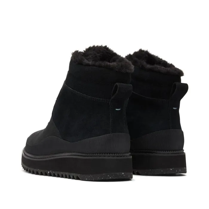 Toms Boots and Booties Mojave Boot Water Resistant All Black With Faux Fur 8211 Women Toms Boots and Booties Mojave Boot Water Resistant All Black With Faux Fur 8211 Women