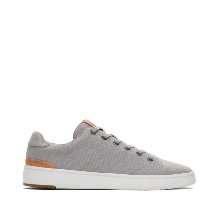 Toms Dress Casual TRVL LITE LaceUp Sneaker Drizzle Grey Canvas 8211 Men