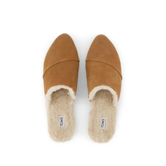 Toms Flats and Loafers Jade Flat Cozy Brown 8211 Women Toms Flats and Loafers Jade Flat Cozy Brown 8211 Women
