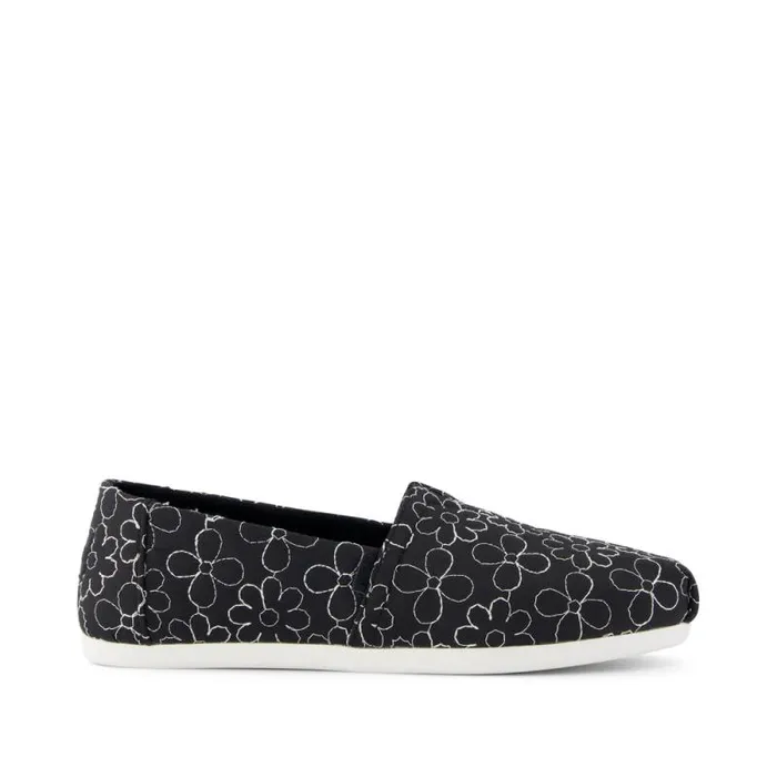 Toms TOMS Classics Alpargata Cloudbound Black Quilted Daisies 8211 Women