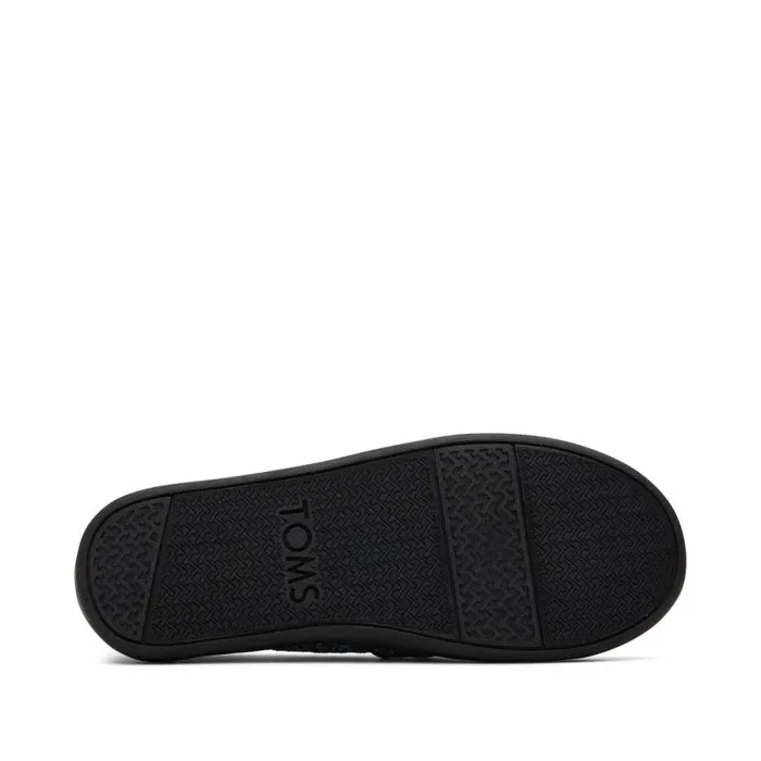 Toms TOMS Classics Alpargata Kids Shoe Black Chunky Glitter 8211 KidsWomen Toms TOMS Classics Alpargata Kids Shoe Black Chunky Glitter 8211 KidsWomen