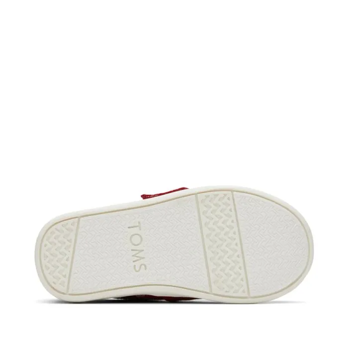 Toms TOMS Classics Alpargata Toddler Shoe Red Canvas 8211 WomenKids Toms TOMS Classics Alpargata Toddler Shoe Red Canvas 8211 WomenKids