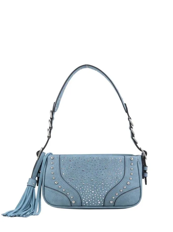 Tote Bags Jessica Simpson Ellie Shoulder Bag In Faded Jeans