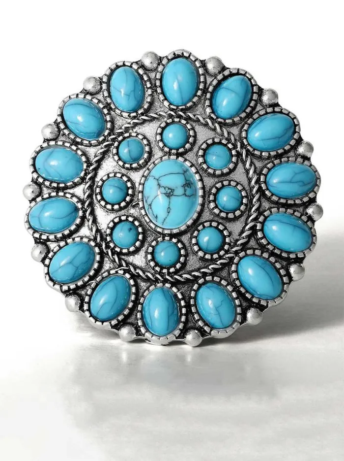 Turquoise Collection Accessories Jessica Simpson Turquoise Stone Ring