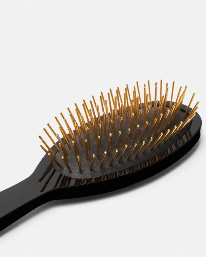 Versace Hair Accessories Women Medusa 03995 Hair Brush Black