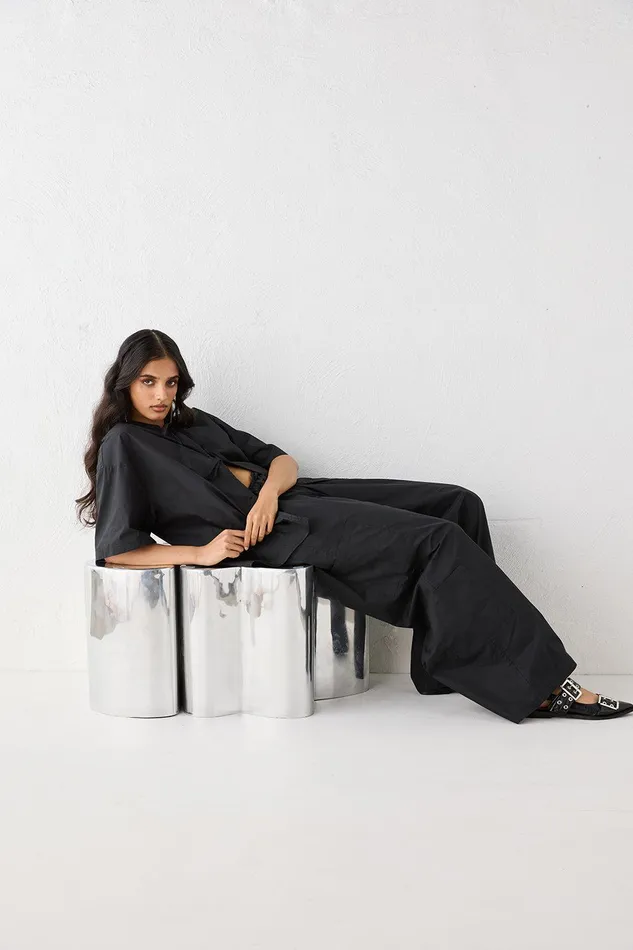 VRG GRL Amaya Pants Black Women Pants VRG GRL Amaya Pants Black Women Pants