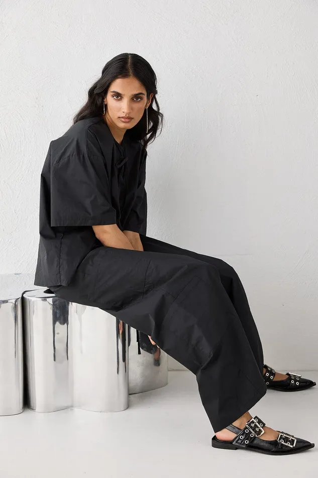VRG GRL Amaya Pants Black Women Pants VRG GRL Amaya Pants Black Women Pants
