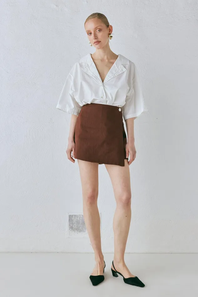 VRG GRL Cove Skort Chocolate Women Sets VRG GRL Cove Skort Chocolate Women Sets