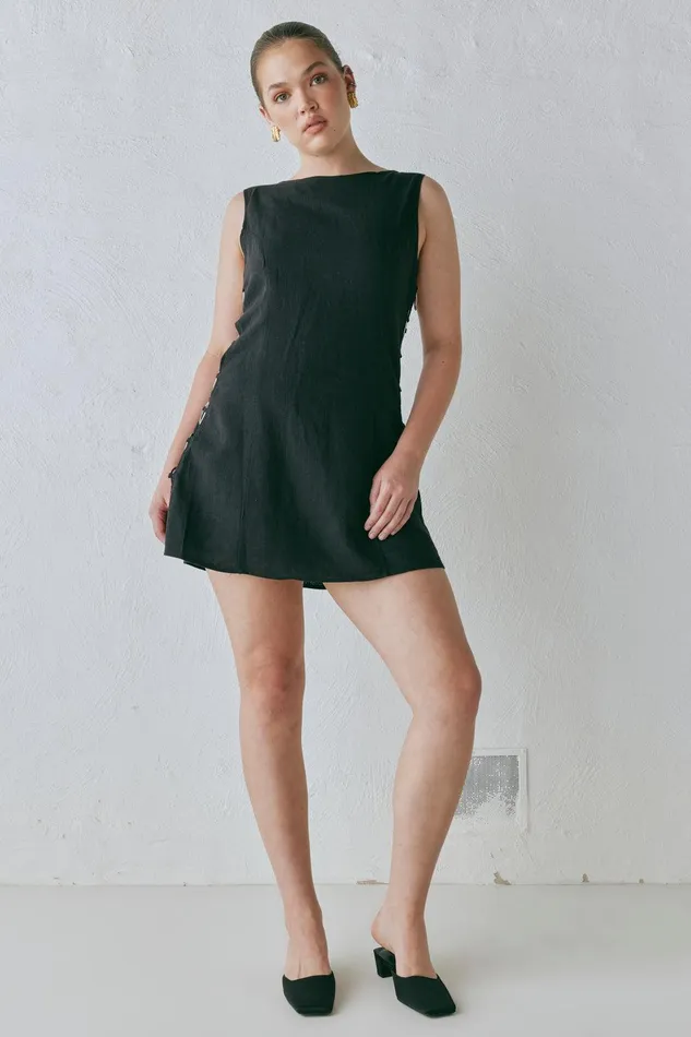 VRG GRL Discoteca Mini Dress Black Women Mini Dresses VRG GRL Discoteca Mini Dress Black Women Mini Dresses
