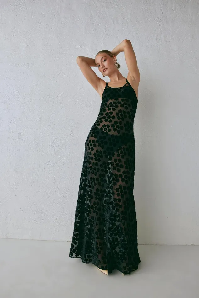 VRG GRL Iris Bias Cut Maxi Dress Black Women MidiMaxi Dresses VRG GRL Iris Bias Cut Maxi Dress Black Women MidiMaxi Dresses