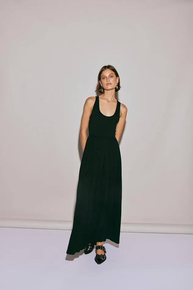 VRG GRL Lena Maxi Dress Black Women MidiMaxi Dresses VRG GRL Lena Maxi Dress Black Women MidiMaxi Dresses
