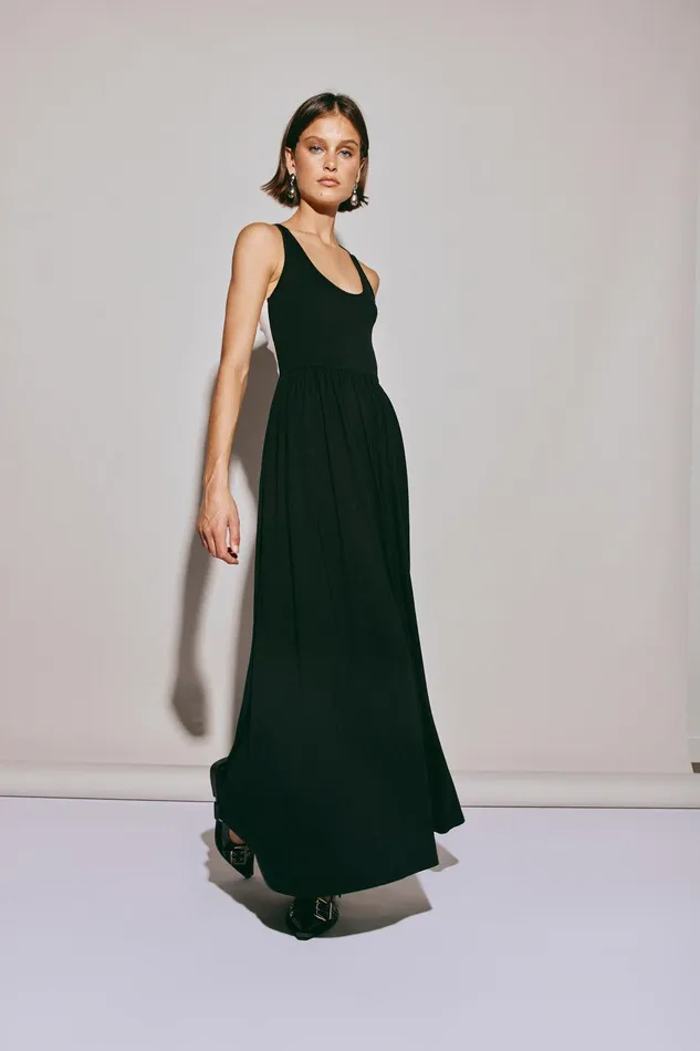 VRG GRL Lena Maxi Dress Black Women MidiMaxi Dresses VRG GRL Lena Maxi Dress Black Women MidiMaxi Dresses