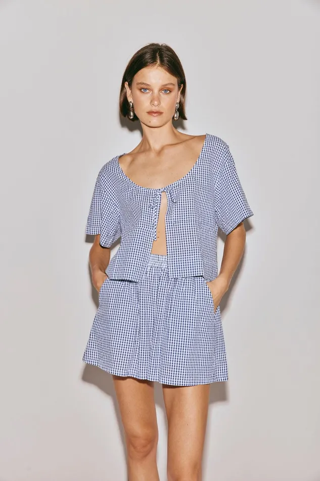 VRG GRL The Sea and I Shorts Navy Women Shorts VRG GRL The Sea and I Shorts Navy Women Shorts