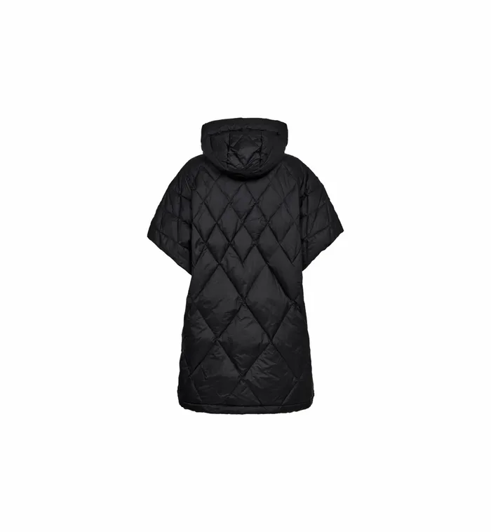 Waistcoats Women MOS MOSH MMFaisa Down Poncho Black Waistcoats Women MOS MOSH MMFaisa Down Poncho Black