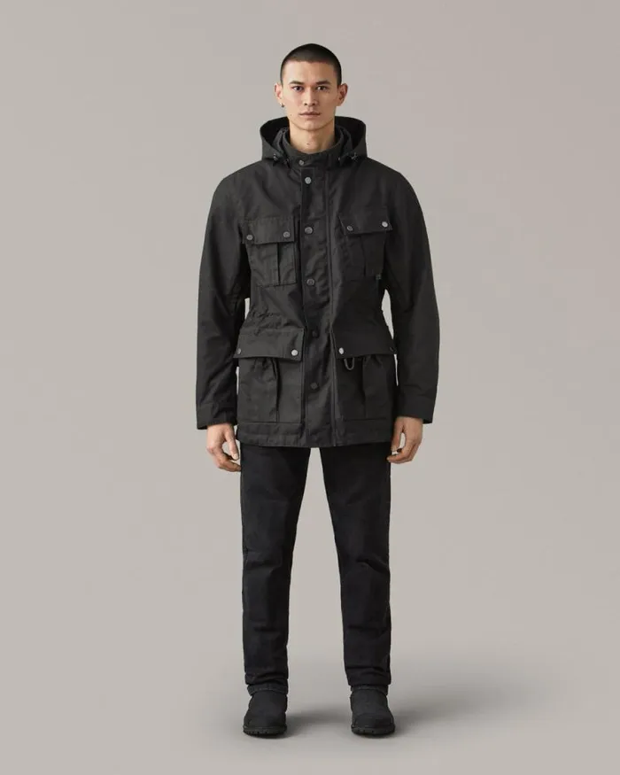 Waxed Jackets Men Belstaff Centenary Campaign Motorcycle Coat Black Waxed Jackets Men Belstaff Centenary Campaign Motorcycle Coat Black