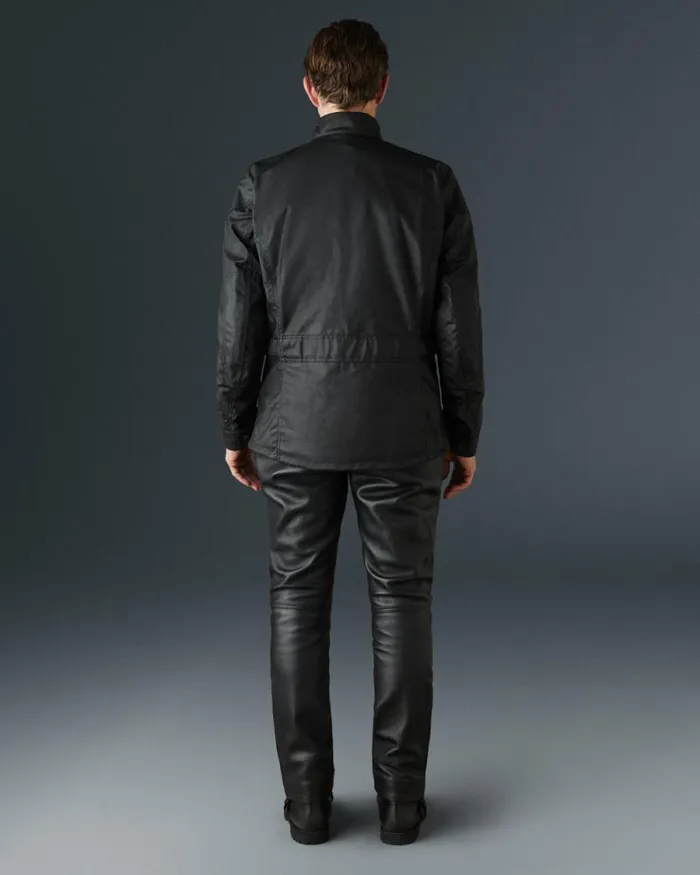 Waxed Jackets Men Belstaff Stealth Crosby Motorcycle Jacket Black Waxed Jackets Men Belstaff Stealth Crosby Motorcycle Jacket Black