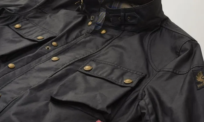 Waxed Jackets Men Belstaff Trialmaster Jacket Black Waxed Jackets Men Belstaff Trialmaster Jacket Black