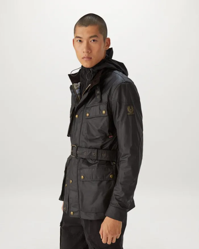 Waxed Jackets Men Belstaff Trialmaster Jacket Black Waxed Jackets Men Belstaff Trialmaster Jacket Black