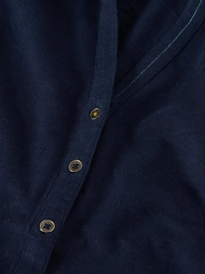 Women ANNIE TEXTURED SHIRT French Navy White Stuff Shirts and Blouses