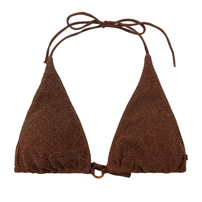 Women Bikini Tops Love Stories Jolly Bikini Top Dark Brown