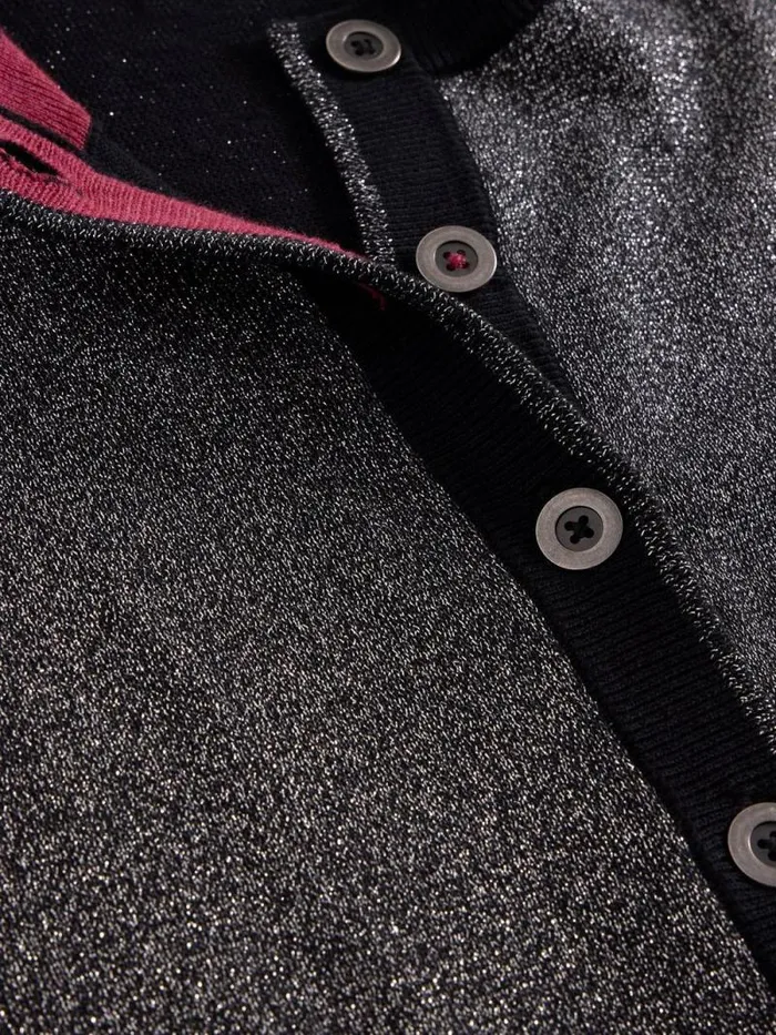 Women CHARLOTTE SPARKLE CARDI Pure Black White Stuff Knitwear Women CHARLOTTE SPARKLE CARDI Pure Black White Stuff Knitwear
