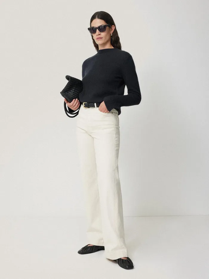Women Cloud Cashmere Eldon Jumper Navy Jigsaw Knitwear and Cashmere
