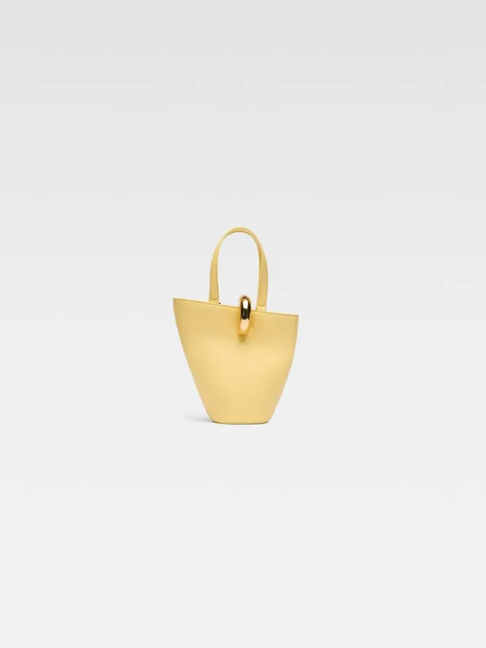Women Crossbody and Handbags JACQUEMUS The Small Bambola Light Yellow Women Crossbody and Handbags JACQUEMUS The Small Bambola Light Yellow