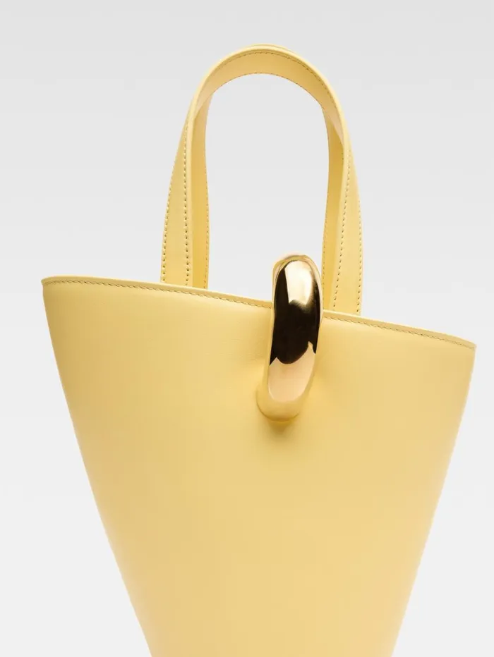 Women Crossbody and Handbags JACQUEMUS The Small Bambola Light Yellow Women Crossbody and Handbags JACQUEMUS The Small Bambola Light Yellow