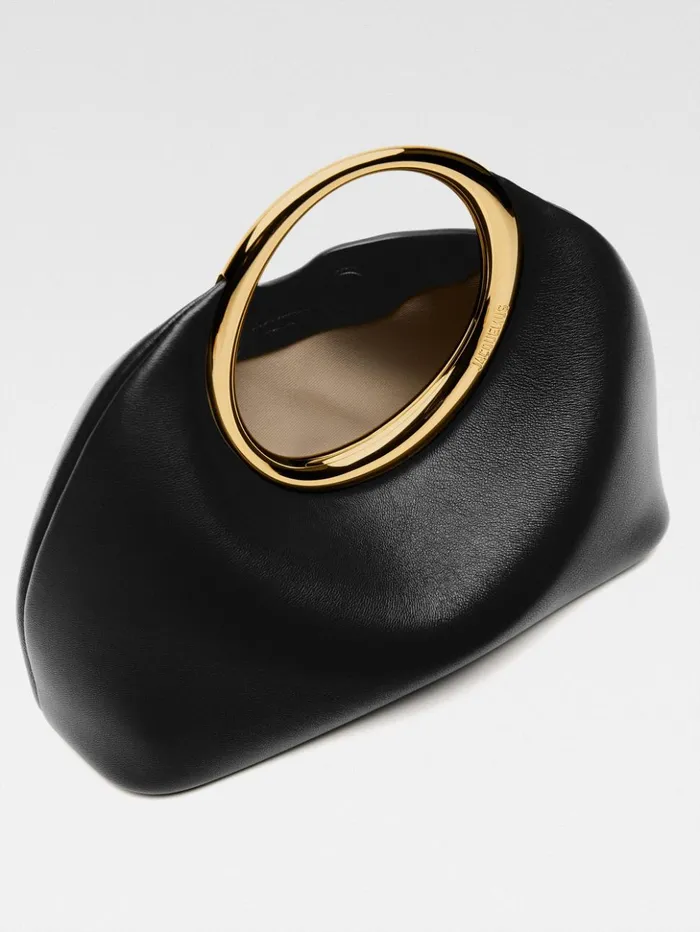 Women Crossbody and Handbags JACQUEMUS The Small Calino Black Women Crossbody and Handbags JACQUEMUS The Small Calino Black
