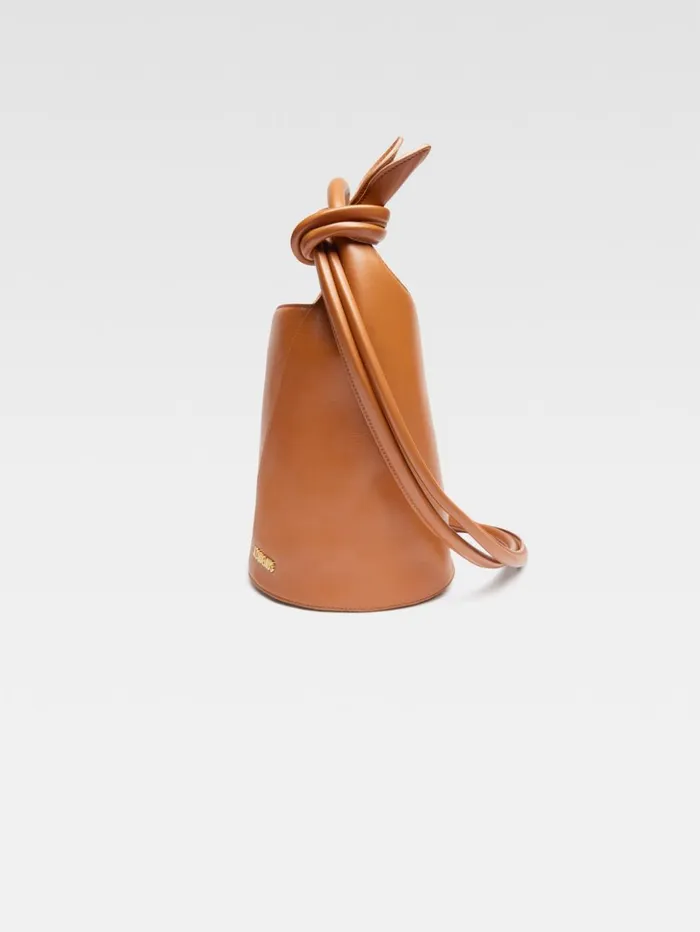 Women Crossbody and Handbags JACQUEMUS The Small Tourni Light Brown Women Crossbody and Handbags JACQUEMUS The Small Tourni Light Brown
