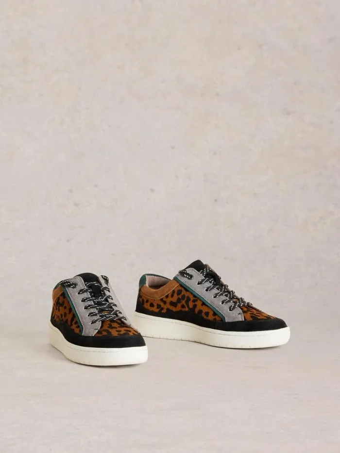 Women Della Leather Trainer Brown Multi White Stuff Shoes Women Della Leather Trainer Brown Multi White Stuff Shoes