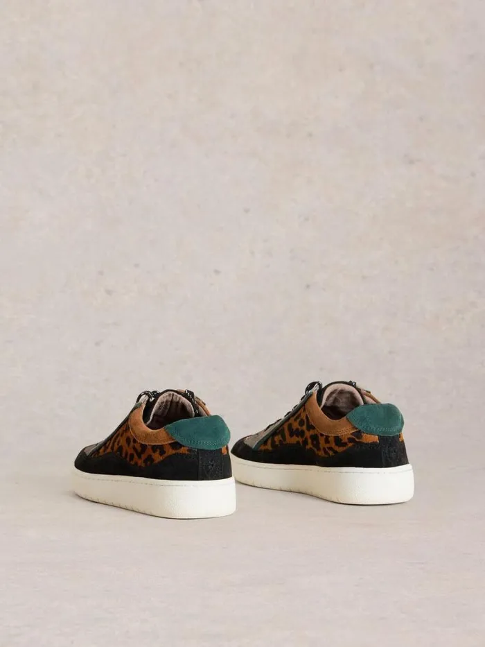Women Della Leather Trainer Brown Multi White Stuff Shoes Women Della Leather Trainer Brown Multi White Stuff Shoes
