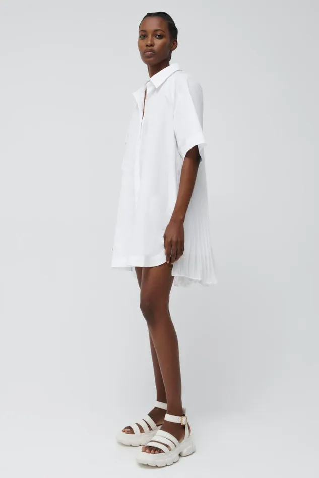 Women Dresses and Jumpsuits Jonathan Simkhai Blanche Dress White Oversized Shirt Mini Dress Women Dresses and Jumpsuits Jonathan Simkhai Blanche Dress White Oversized Shirt Mini Dress