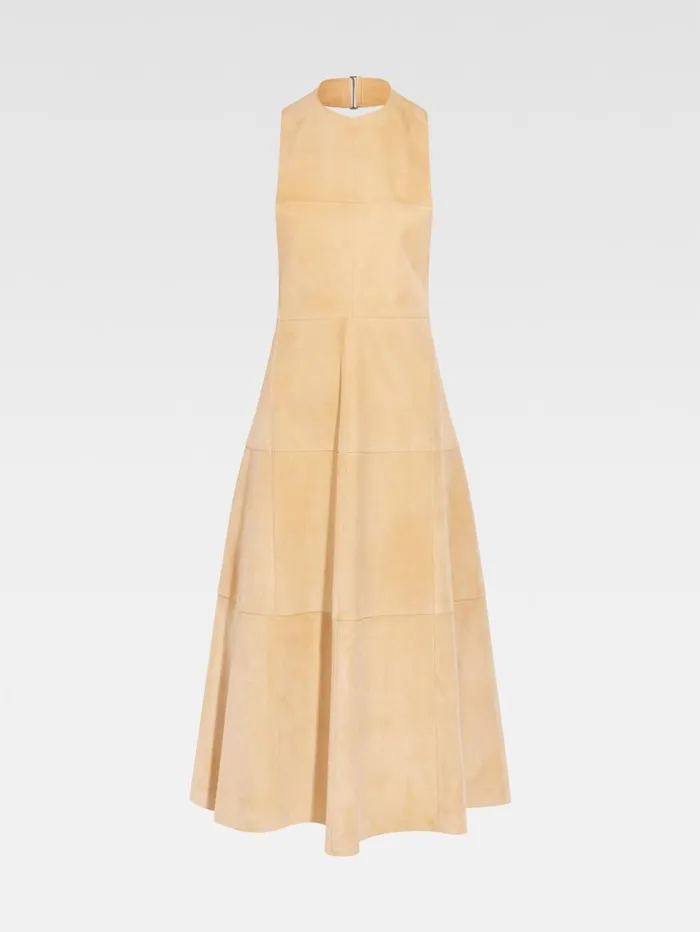 Women Dresses and Skirts JACQUEMUS The Favola Dress Beige Women Dresses and Skirts JACQUEMUS The Favola Dress Beige