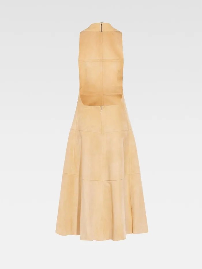 Women Dresses and Skirts JACQUEMUS The Favola Dress Beige Women Dresses and Skirts JACQUEMUS The Favola Dress Beige