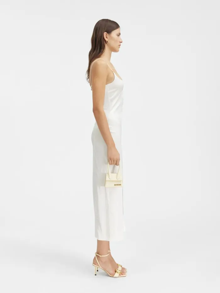 Women Dresses and Skirts JACQUEMUS The Notte Dress Offwhite Women Dresses and Skirts JACQUEMUS The Notte Dress Offwhite