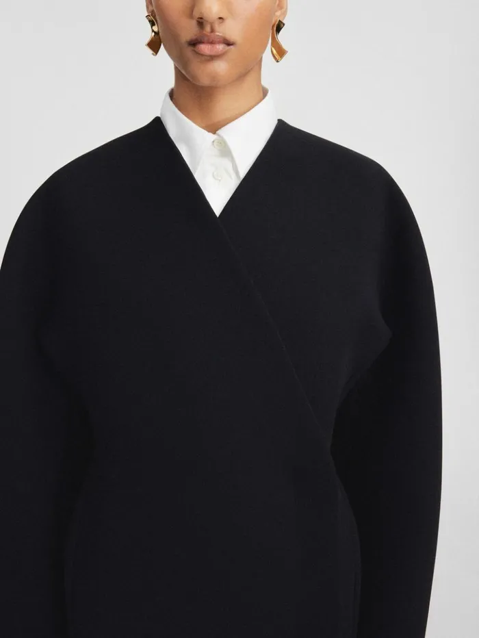 Women Dresses and Skirts JACQUEMUS The Ovalo Dress Black Women Dresses and Skirts JACQUEMUS The Ovalo Dress Black