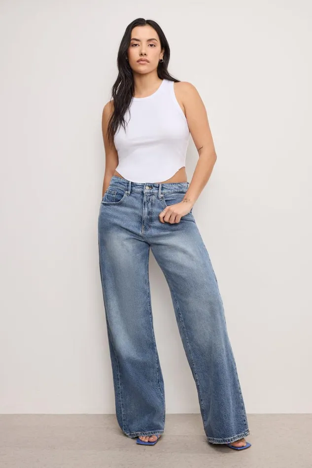 Women GOOD AMERICAN Jeans GOOD EASE RELAXEDJEANS Indigo575 Women GOOD AMERICAN Jeans GOOD EASE RELAXEDJEANS Indigo575