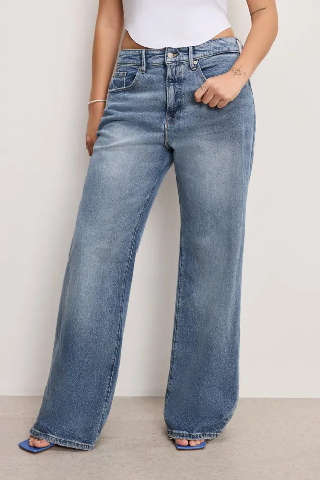 Women GOOD AMERICAN Jeans GOOD EASE RELAXEDJEANS Indigo575 Women GOOD AMERICAN Jeans GOOD EASE RELAXEDJEANS Indigo575