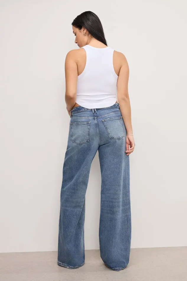Women GOOD AMERICAN Jeans GOOD EASE RELAXEDJEANS Indigo575 Women GOOD AMERICAN Jeans GOOD EASE RELAXEDJEANS Indigo575